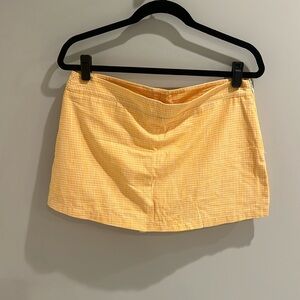 Free People Orange Mini Skort - size 8